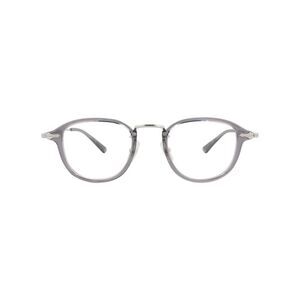 Montblanc Round-Frame Injection Optical Frames Grey Mens
